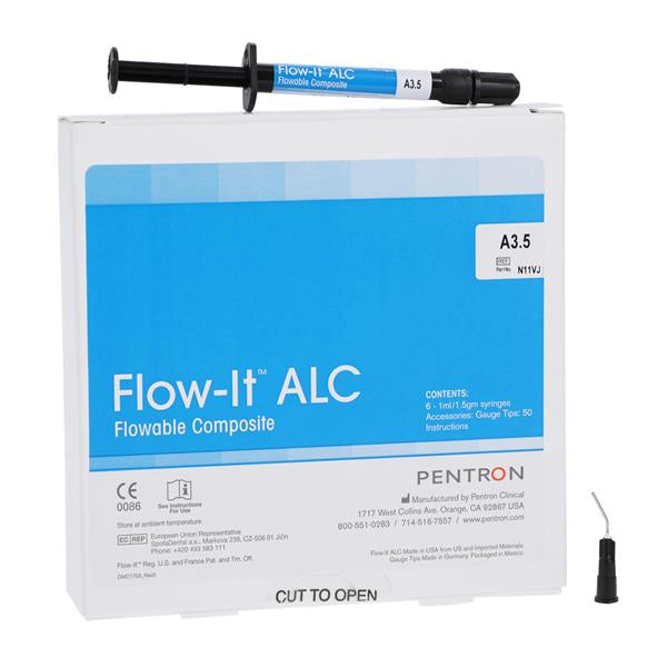 Pentron N11VJ Flow-It Flowable Dental Composite A3.5 Value Pack Pentron N11VJ Flow-It Flowable Dental Composite A3.5 Value Pack